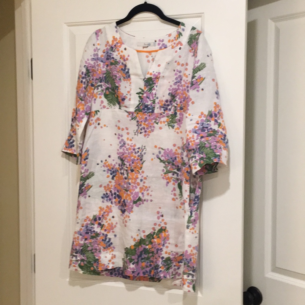 Boden linen tunic dress